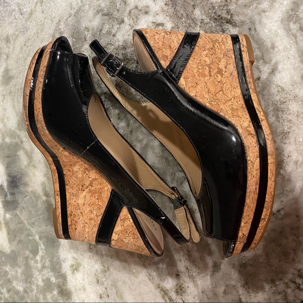 Antonio Melani Peep Toe Wedges